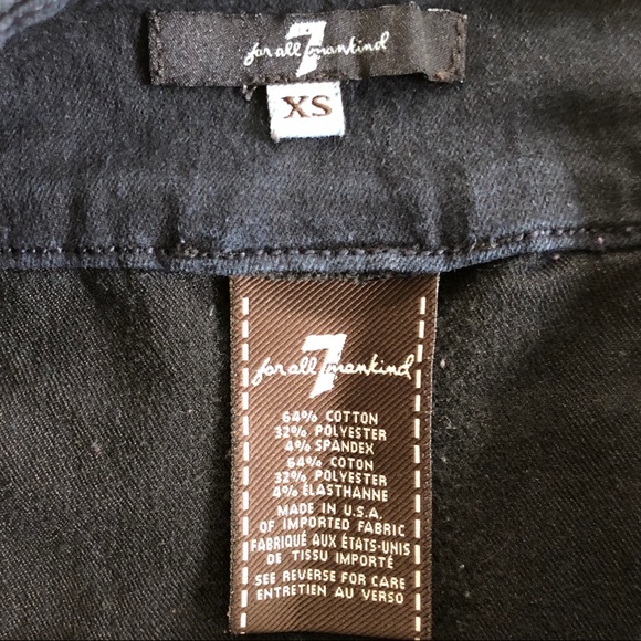 7 For All Mankind Soft Stretchy Skirt (XS) - Picture 2 of 8